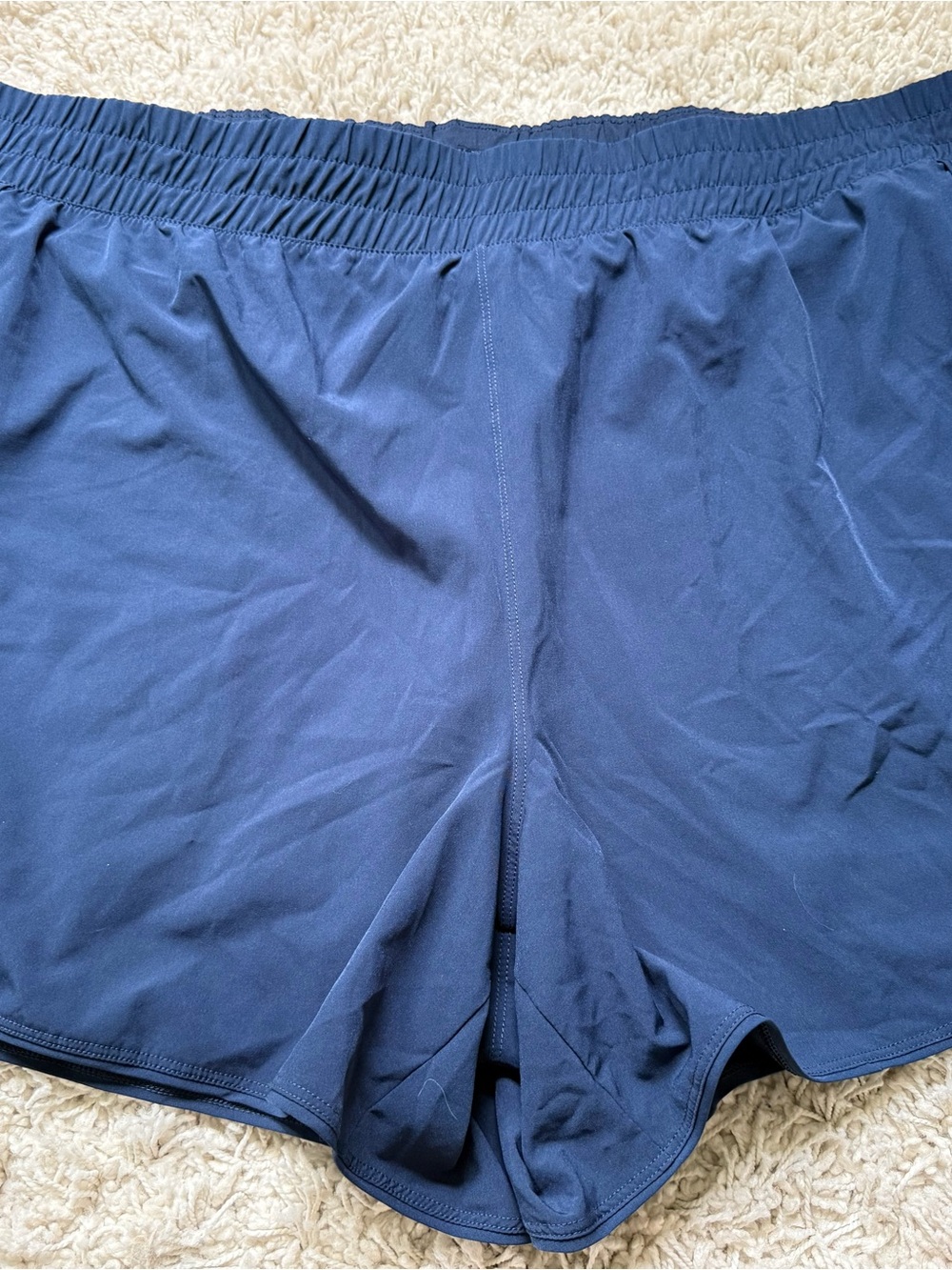 Avia Women's Navy Athletic Shorts with Elastic Waistband